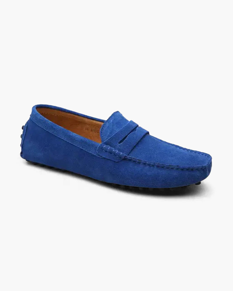 Grand Suede Driver Loafers