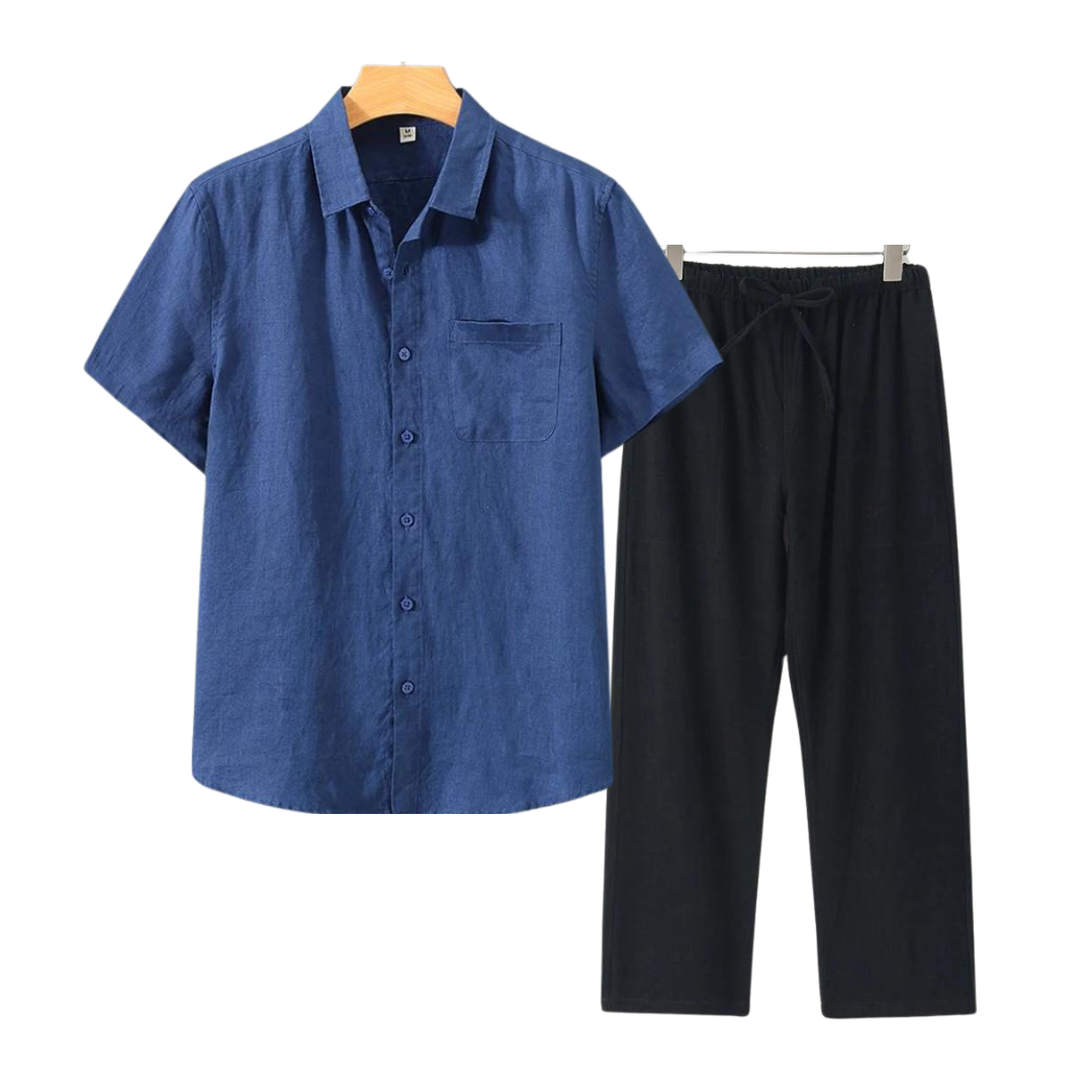 Bordéaux – Short Linen Set