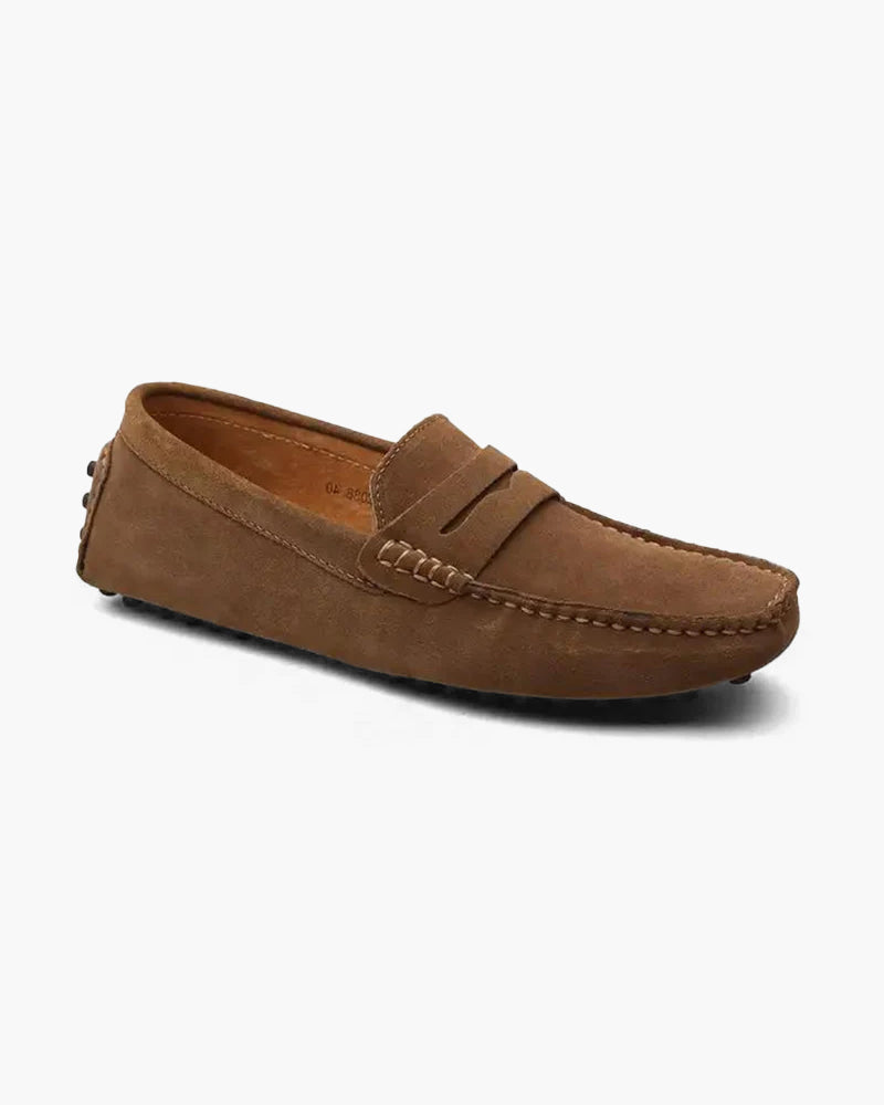 Grand Suede Driver Loafers