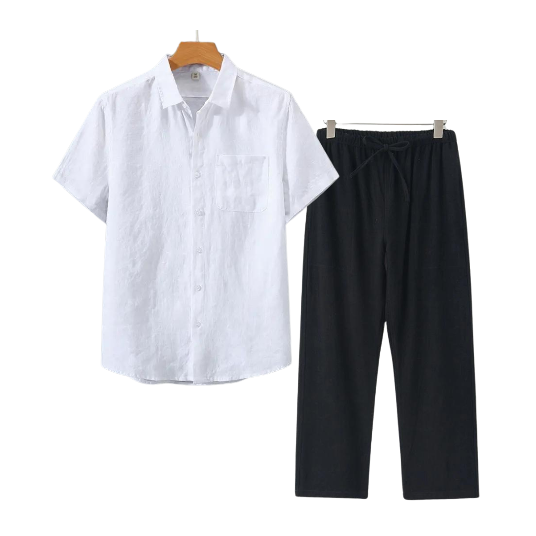 Bordéaux – Short Linen Set