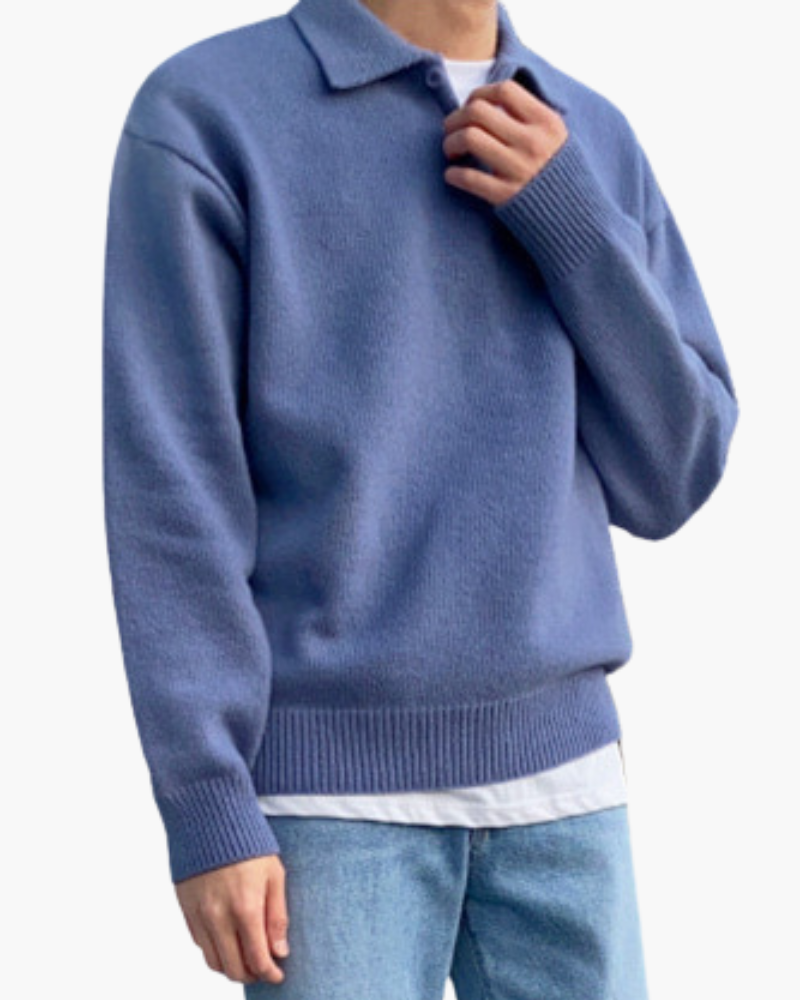 Oxford Wool Half Zip