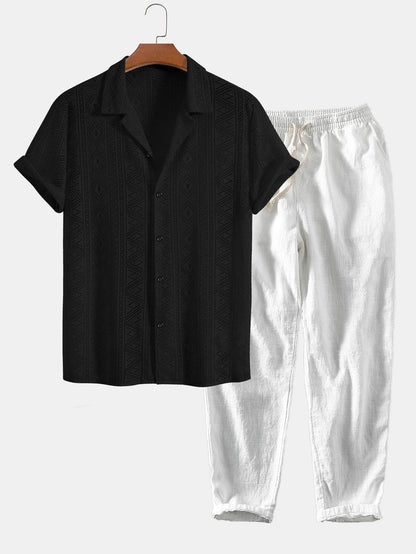 Capmartin – Short-Sleeved Linen Set