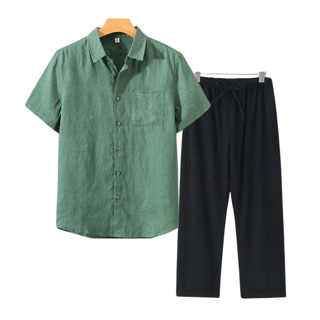 Bordéaux – Short Linen Set