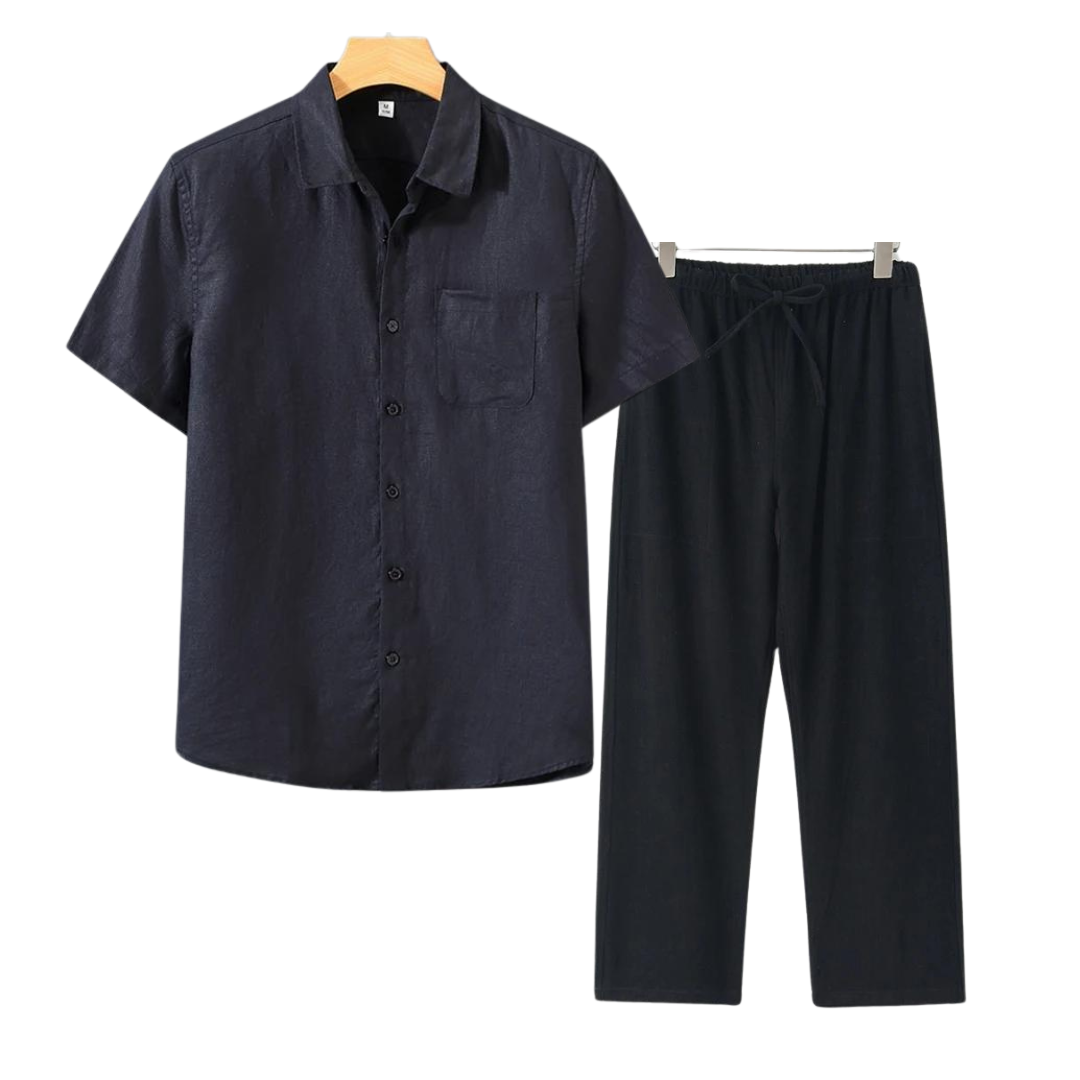 Bordéaux – Short Linen Set
