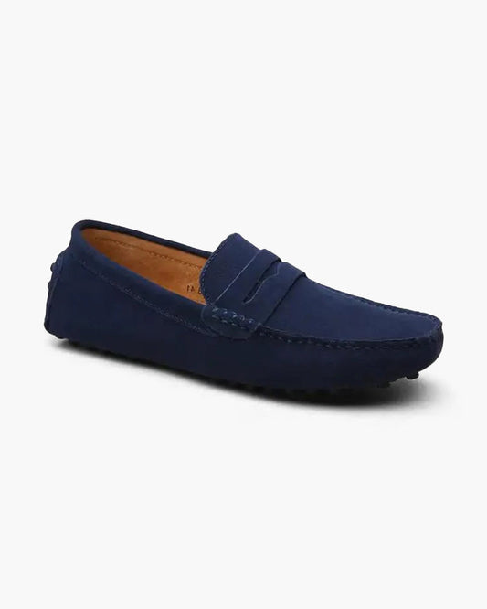 Grand Suede Driver Loafers