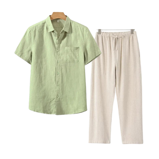 Bordéaux – Short Linen Set
