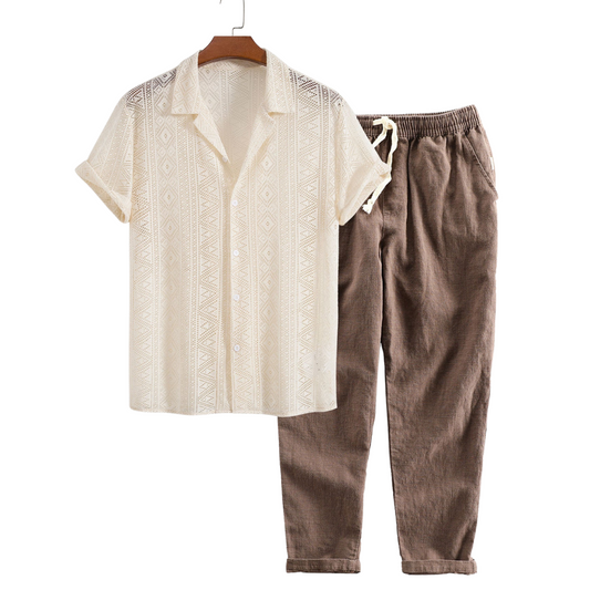 Capmartin – Short-Sleeved Linen Set