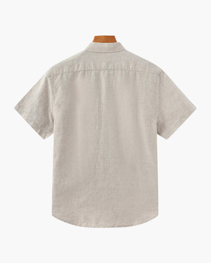 Santorini Linen Shirt (Shortsleeve)