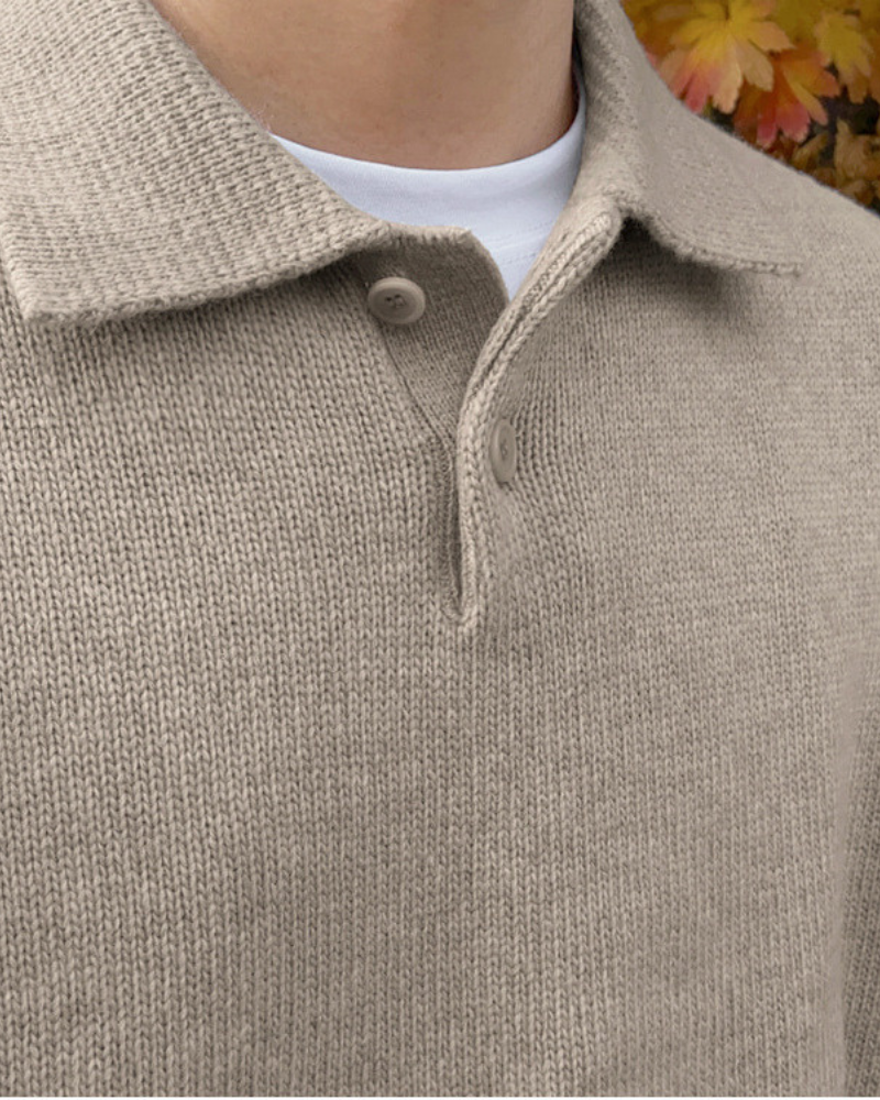 Oxford Wool Half Zip