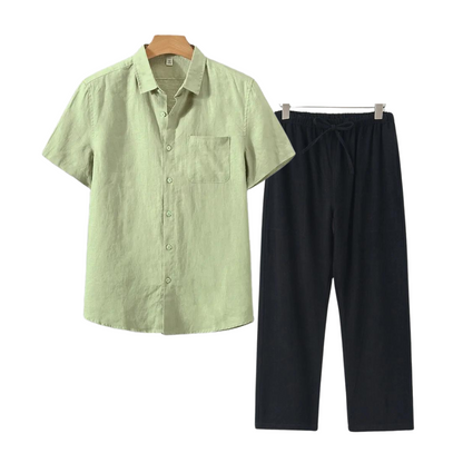 Bordéaux – Short Linen Set