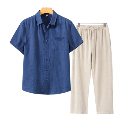 Bordéaux – Short Linen Set