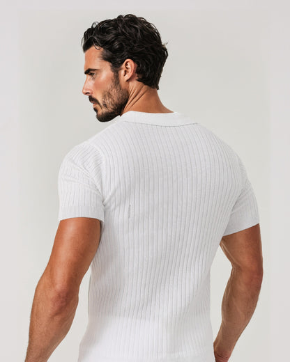 Siena Ribbed Cotton Polo