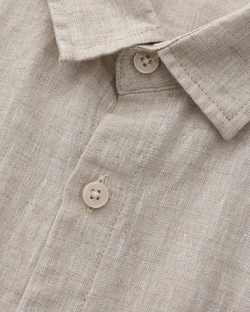 Santorini Linen Shirt (Shortsleeve)