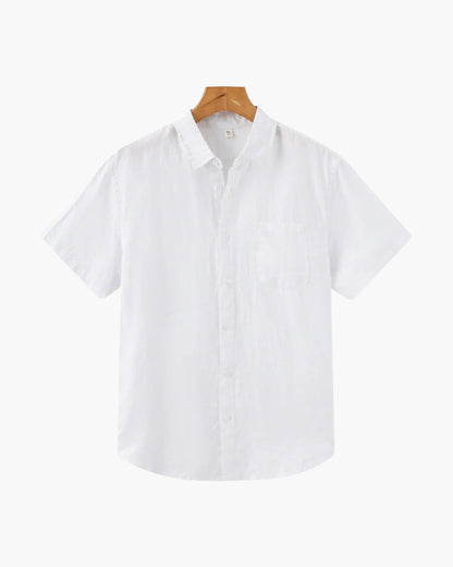 Santorini Linen Shirt (Shortsleeve)