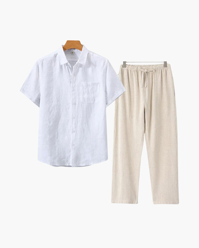 Montclair Linen Combo (Short Sleeve)