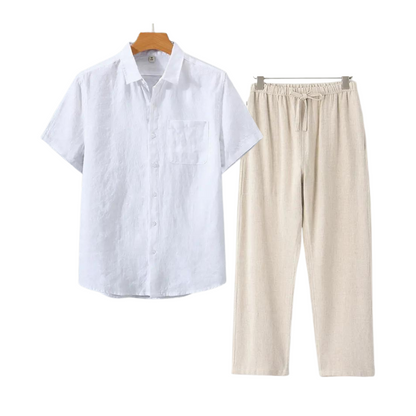 Bordéaux – Short Linen Set