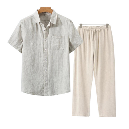 Bordéaux – Short Linen Set