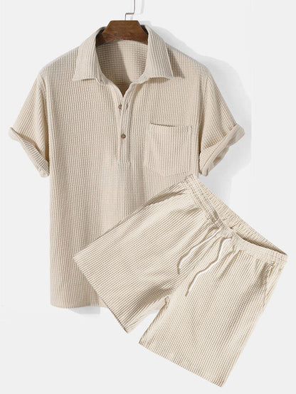 Henley – Short-Sleeved Set