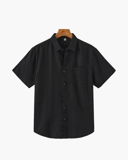 Santorini Linen Shirt (Shortsleeve)