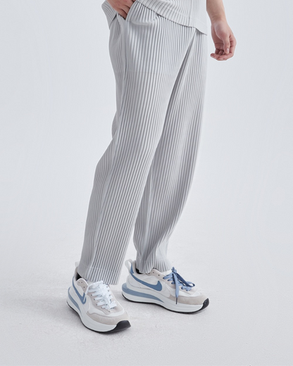 Ribbed Casual Cotton Trousers