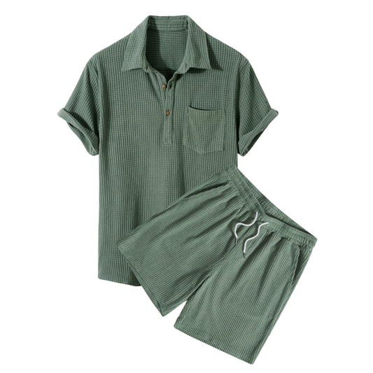 Henley – Short-Sleeved Set
