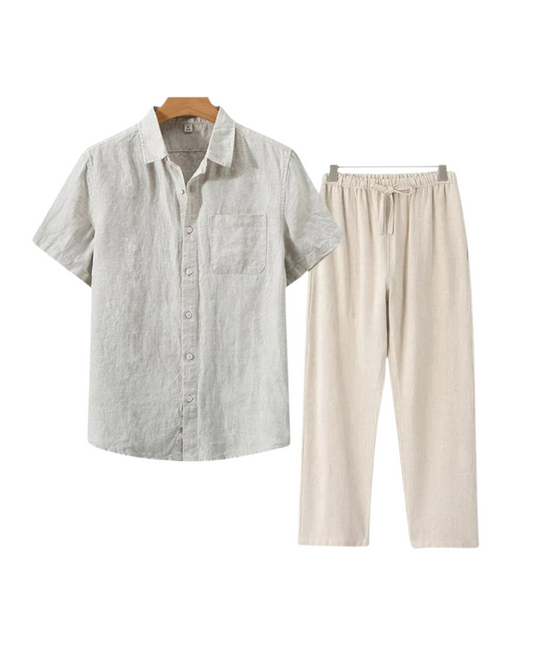 Montclair Linen Combo (Short Sleeve)