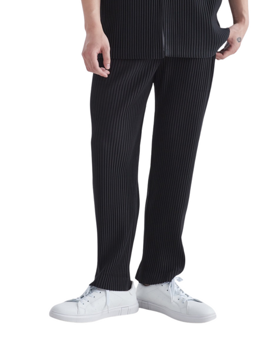 Ribbed Casual Cotton Trousers